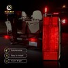 Rizz-Man Rectangle LED Trailer Tail Lights Kit, 2x Stud Mount,