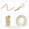 3mm,6mm,8mm,10mm,Elastic Stretch Shock Cord,Bungee Rope Trimming for Boating,Tarpaulin,Crafts,Garments,Outdoor, Sports,Metallic Gold,Silver