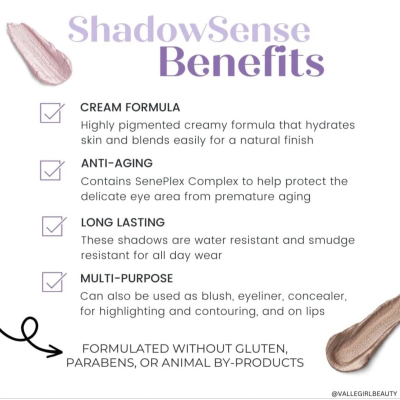 Eyeshadow Senegence Shadowsense SEA GLASS SHIMMER Eye Shadow Retired Limited