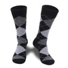 Premium Argyle Dress Socks for Men, Classic and Fun Cotton