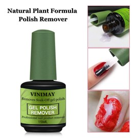 Gel Polish Remover for Nails - Nail Gel Remover - Quickly & Easily Gel Nail Polish Remover Within 3-5 Minutes - No Soaking or Wrapping Gel Remover - Don't Hurt Nails 0.25fl Oz