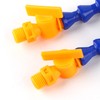 12pcs Round Flat Nose Lathe CNC Machine Flexible Water Oil