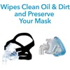 Carex CPAP Mask Wipes - 62 Count of Unscented CPAP