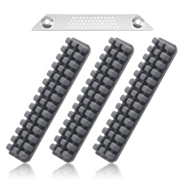 3 Stück Düsenbürstenersatz mit Mundwischer aus Metall, Silikon 3D Drucker Düsenbürste am Drucker Montierter Wischer Kompatibel mit Bambulab A1 3D Drucker