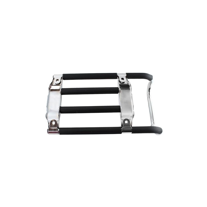 Luggage Rack Chrome/Black for Simson KR51 Schwalbe, SR4-1 Sparrow, SR4-2