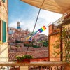 TUKNN Rainbow Windsock, Outdoor Windsock, Rainbow Windsocks, Colourful Hanging Decorations,