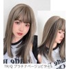 BrightLala hf1780-TRQ Wig, Medium, Full Wig, Semi-Long, Women's, Inner Color,