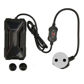 Small Aquarium Heater Submersible 50W Constant Temperature Low Water Fish Tank Heating Rod for Reptile Tank EU Plug 220V