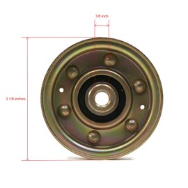The ROP Shop | Flat Idler Pulley for Ryan Sod Cutter SCHV-18/5.5 Hydro Drive 5.5 HP Lawnmower