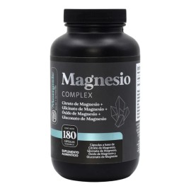Magnesio Complex 4 Tipos de Magnesios  Citrato De Magnesio, Glicinato De Magnesio, Gluconato De Magnesio Y xido De Magnesio  180 Cpsulas  Energa,...  