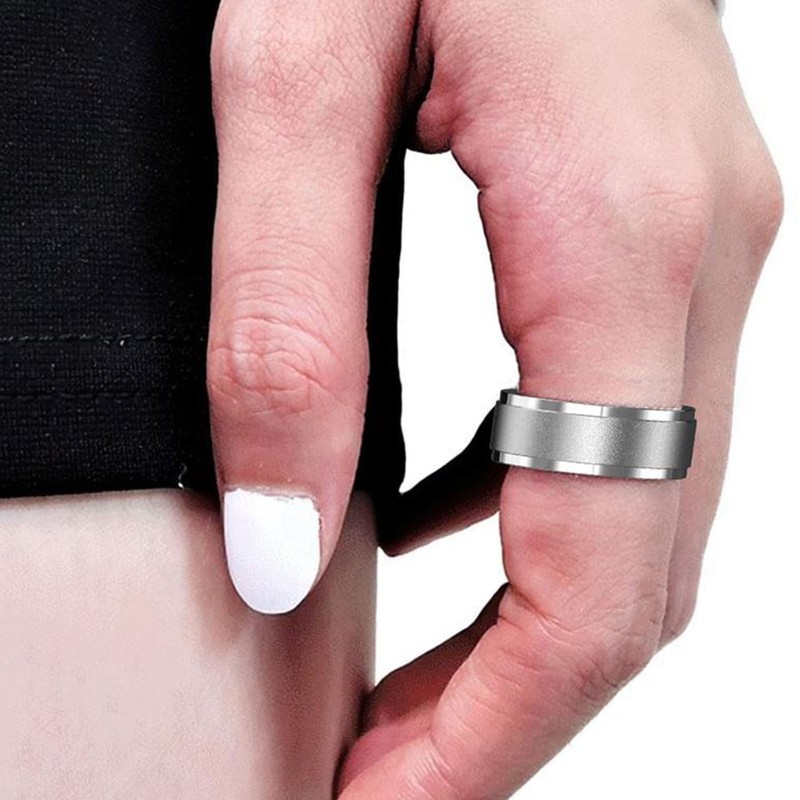 Smart Health Ring Sleep Monitor IP68 Waterproof Metal Activity Tracker
