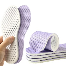 Ultra Lightweight Insole, For Standing, Work, Sports, Breathable, Non-stuffy, Summer Insole, Soft, Cushioned, Arch Thin, Lightweight Insole, Unisex, Latex, Comfortable