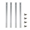 Zeberoxyz 4pcs 300mm/12" Aluminum T-Track Slider with Screws Double Cut