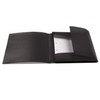 HERMA 19501 Portfolio Folder DIN A4 Translucent Black, Sturdy Plastic,