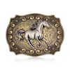 Btilasif Western Cowboy Rodeo Running Horse Belt Buckle for Men