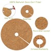 Legigo 4pcs Coconut Fiber Mulch Ring Tree Plant Protector Mat,
