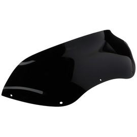 Memphis Shades MEP85411 Black Windshield (Spoiler Replacement For Oem Fairings Shield Fltr Road Glide 2004-2013 5")