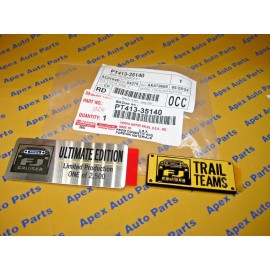 Toyota FJ Cruiser Ultimate Edition Trail Teams Nameplates Emblems Genuine OEM