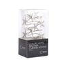 Hermosa Collection Decorative Star Fish Chrome Shower Curtain Hooks -