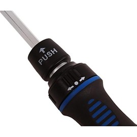 BGS 9150 | Ratchet Twist Grip for Bits, Switchable | 6.3 mm (1/4 Inch) | Bit Holder, Bit Hand Holder, Screwdriver Bit Holder, Screwdriver