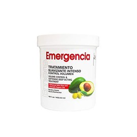 Emergencia Volume Control and Softening Deep Acting Treatment for Extra Smoothness and Shine Enhanced with Olive and Avocado Organic Oils 16 oz.