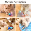 Migipaws Interactive Cat Ball Toy Set, Fun Tracker, Glowing Chase