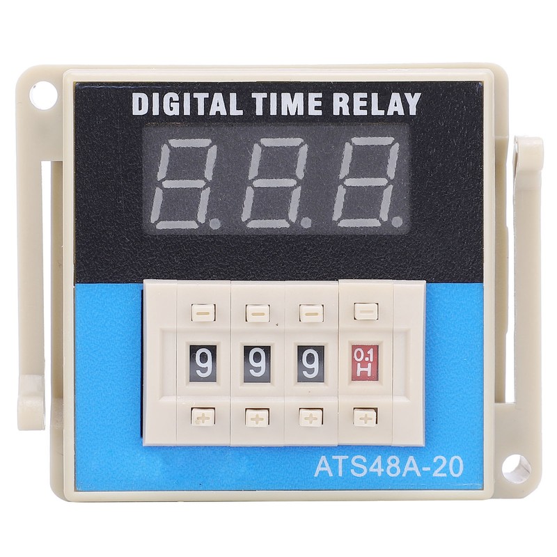 ATS48A‑20 LED Digital Display Time Relay Flexible Adjustment Time Relay