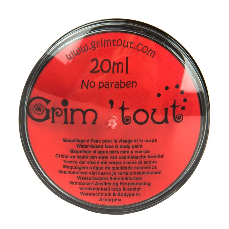 Grimtout Face & Body Make-up in Red