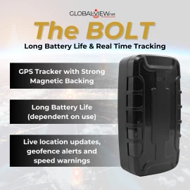 Global-View.Net Global-View Magnetic Hidden GPS Tracker (The Bolt)
