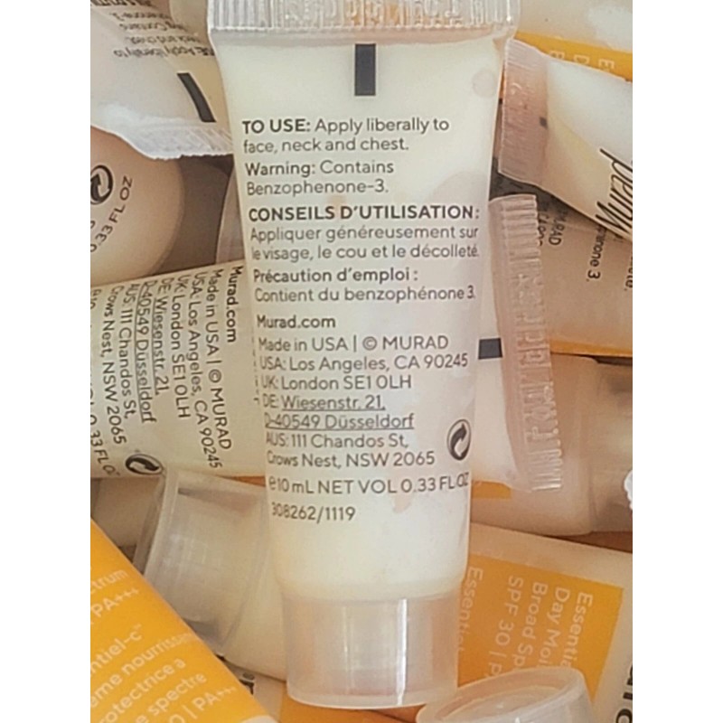 MURAD Essential-C Day Moisture SPF 30. 1.7oz (0.33 oz x