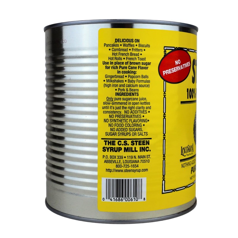 Steen's 100% Pure Cane Syrup 90 fl oz. Can -
