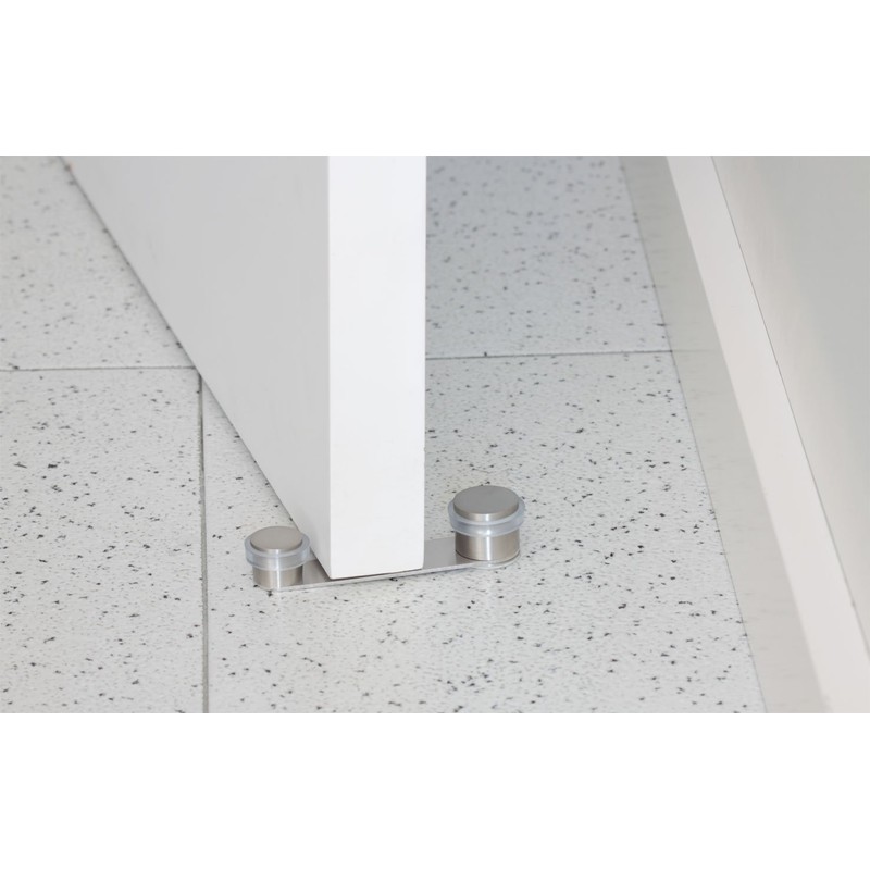 EVI Herrajes Doorstop with Swivel Retainer, for Door Thickness up