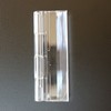 Pack of 5 Transparent Clear Plastic Acrylic 100mm Continuous Piano