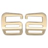 PATIKIL G Hook Webbing Slide Buckles 38mm, 1 Pair Metal