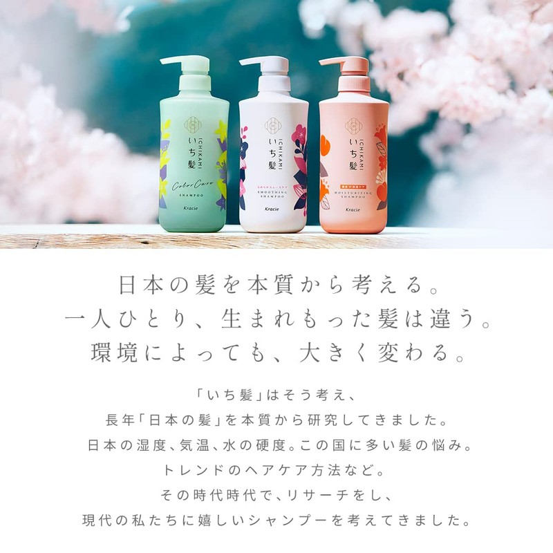 ICHIKAMI [Smooth Smooth Care] Conditioner Pump 16.9 oz (480 g)