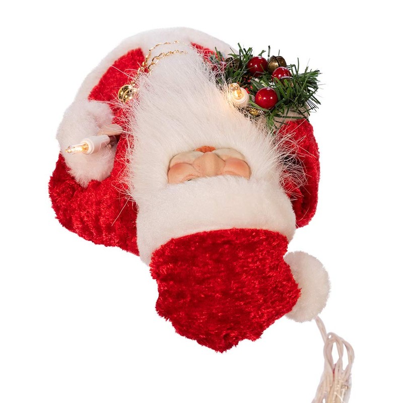 Kurt S. Adler Kurt Adler Inch UL 10-Light Santa Treetop,