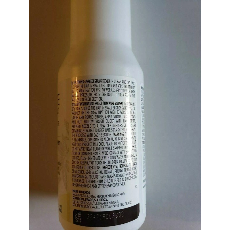 Nutrapel Chocolate TEMPORARY HAIR STRAIGHTENER L'ASSIO STYLE CARE TREATMENT 10.1Ooz