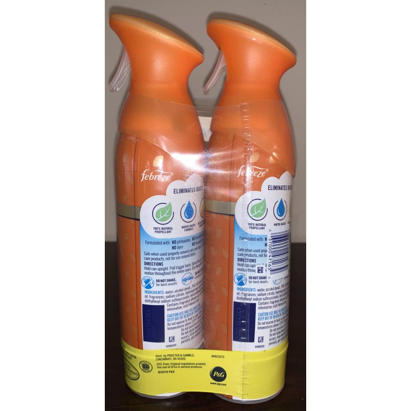 Febreze Pumpkin Febreze Air Refresher Spray Limited Edition~8.8 oz 2
