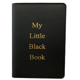 My Little Black Book Mini Credit Card Size Internet Password Address Phone Book (Set of 25)