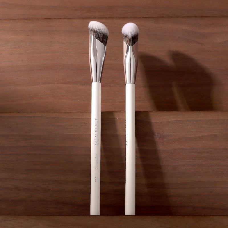 Albeaut Concealer Makeup Brushes 2 PCS Angled Brushes for Liquid,