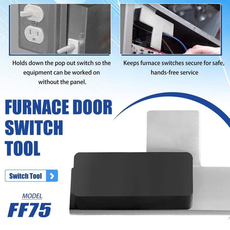 FF75 HVAC Magnet Furnace Door Switch Depressor - Replacement Old