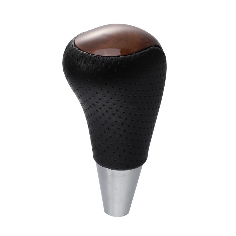 X AUTOHAUX Car Vehicle Automatic Gear Knob Replacement Wood Pattern