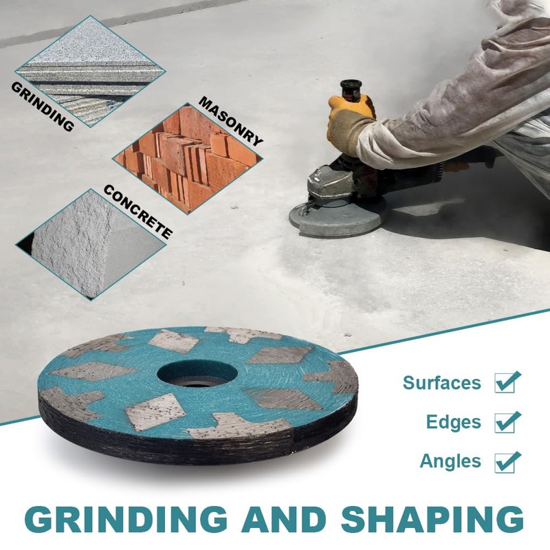 Casaverde 4" Resin Filled Diamond Cup Wheel,Granite Cup Wheels with
