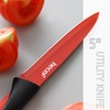 hecef 13 Pieces Kitchen Knife Set with Built-in Sharpening Wooden