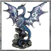Nemesis Now Blue Dragon Protector 20.5cm Figurine Figur mit blauem