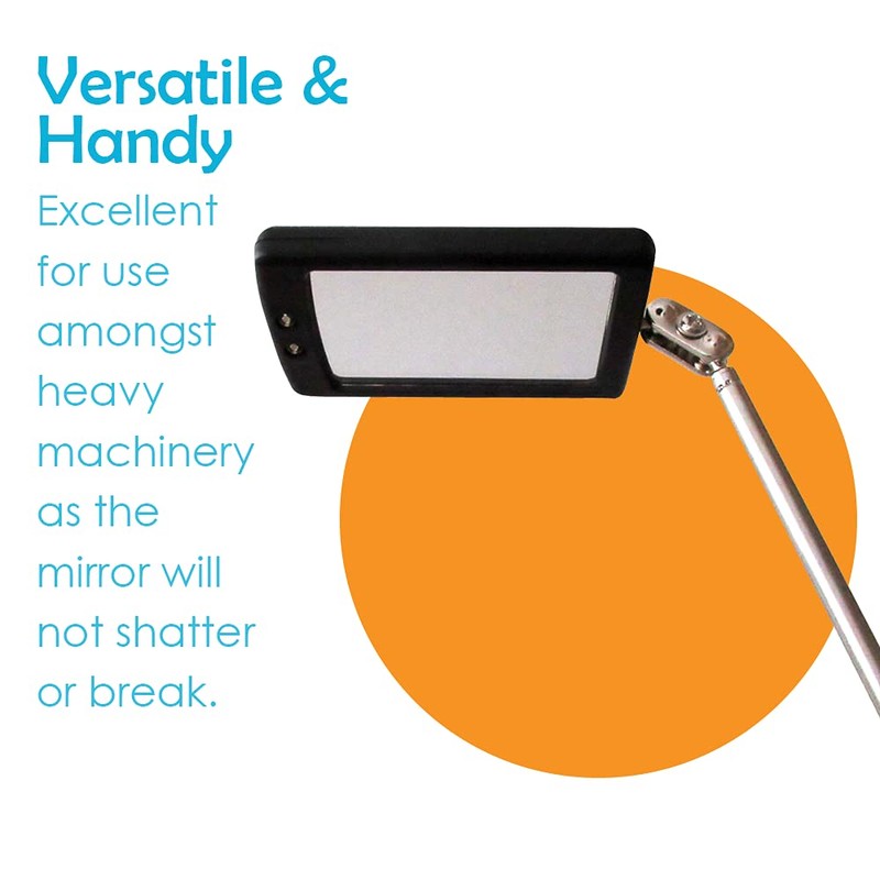 Inspection Mirror, Telescoping Mirror, Mechanic, Extendable, On A Stick, Telescope,
