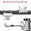 E-HORDE Universal Vertical Pole Mount Bracket for CCTV Security Camera,