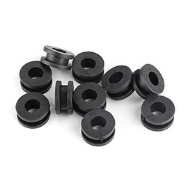 for Rubber Washer Grommet Motorcycle Washers ABS Black 10pcs Motorcycle Rubber Washers 20g/0.7oz Motorcycle Washers Kit Motorcycle Fairing Washers