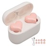 Acouto Heart Shaped Wireless Earbuds Cute Earbuds 5.3 Headphones for