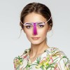 Ipetboom Set 8 Reusable Eye Brow Stencil Template Card with